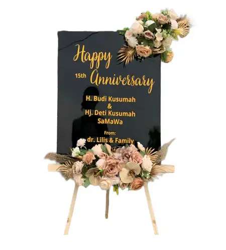 Papan Bunga Akrilik Alasmalang