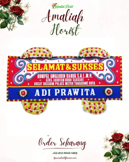 Papan Bunga Ucapan Selamat Alasmalang